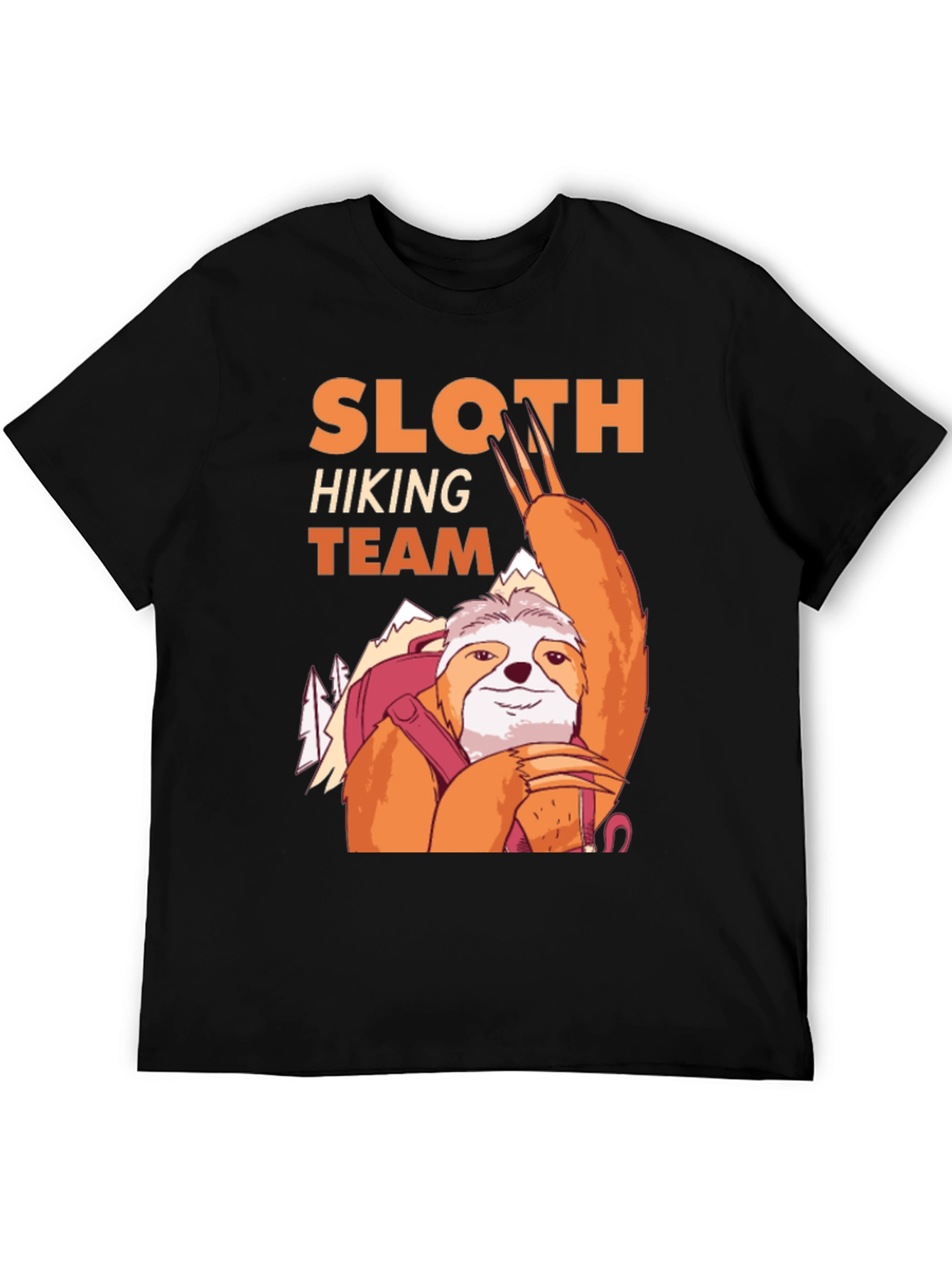 Sloth Hiking Team Graphic Tee - Adventure Ready