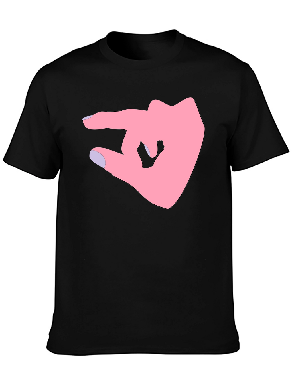 Pinky Promise Graphic Tee - Black Cotton Shirt