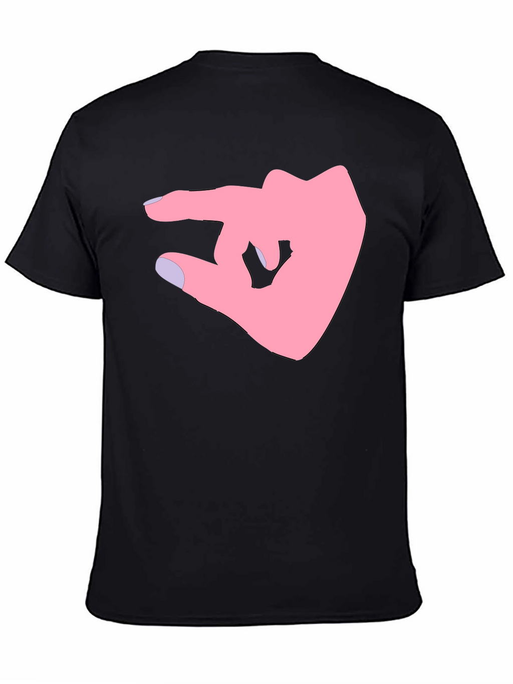 Pinky Promise Graphic Tee - Black Cotton Shirt