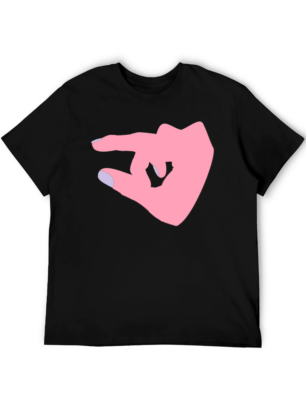 Pinky Promise Graphic Tee - Black Cotton Shirt