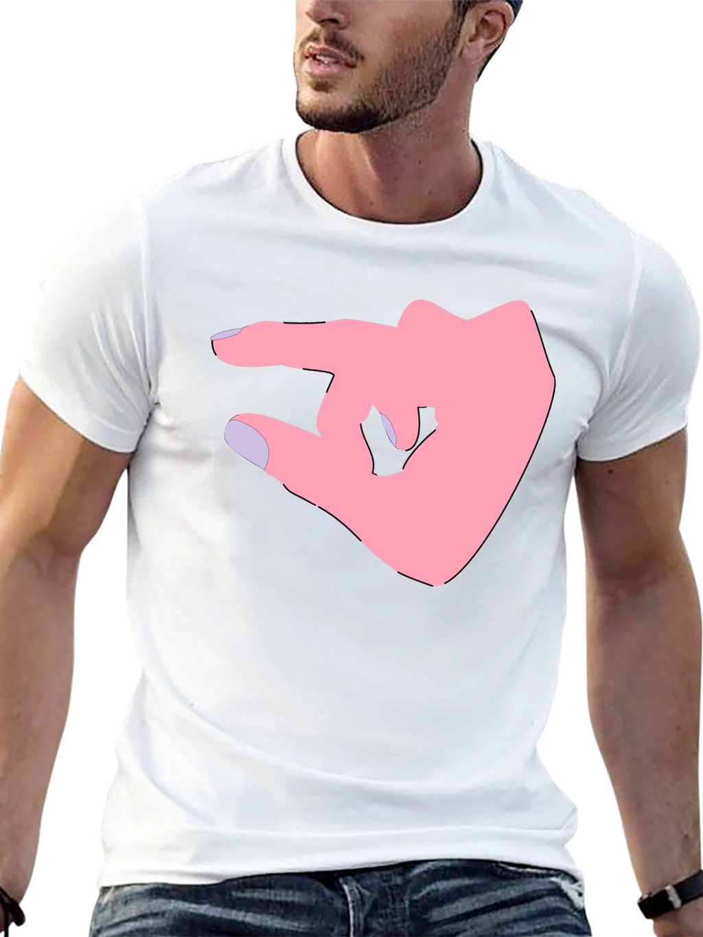 Pinky Promise Graphic Tee - Black Cotton Shirt