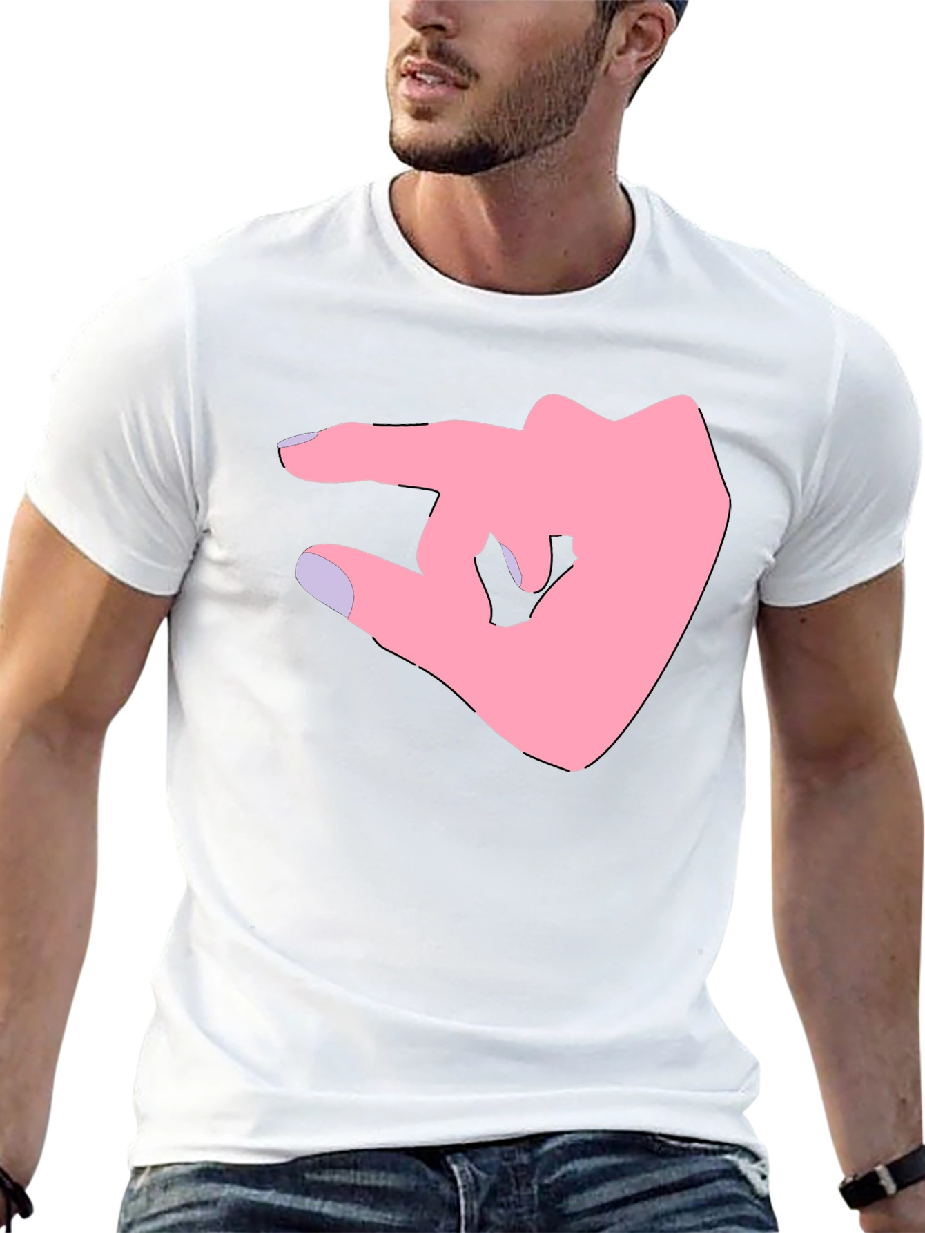 Pinky Promise Graphic Tee - Black Cotton Shirt