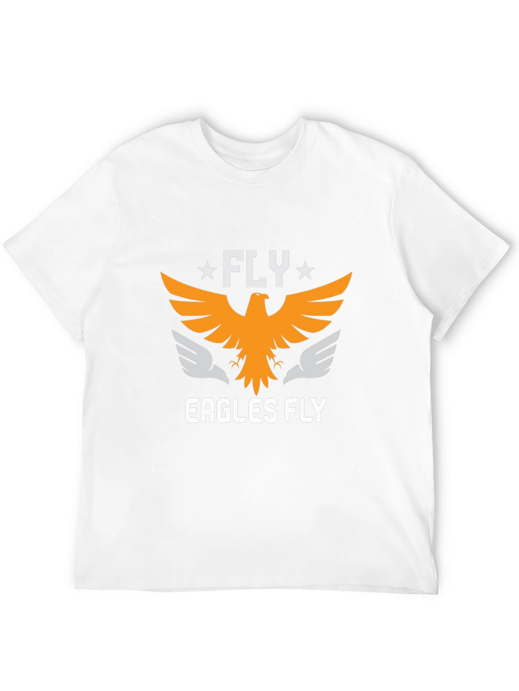Fly Eagles Fly Black Graphic Tee