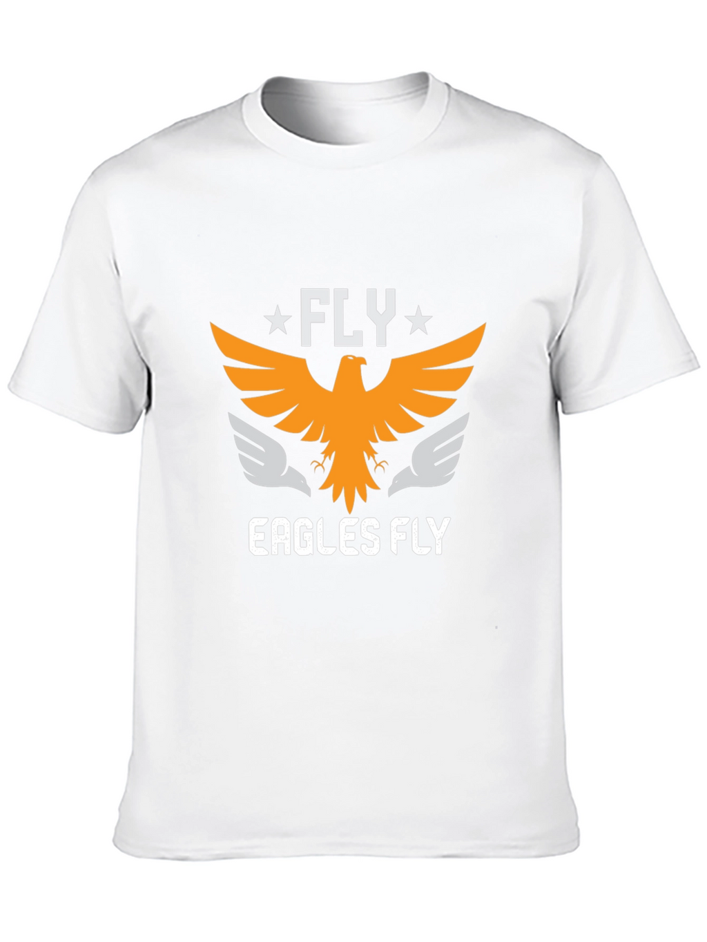 Fly Eagles Fly Black Graphic Tee