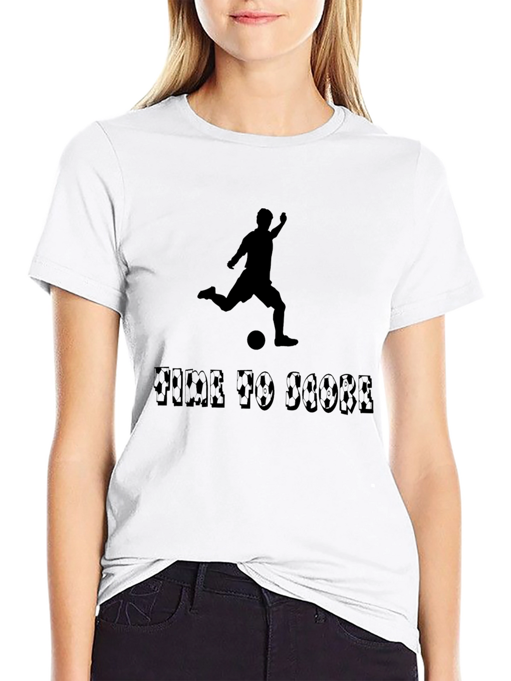 Time To Score Soccer Graphic Tee