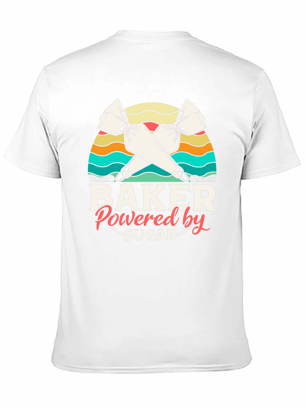 Baker Powered by Sugar Graphic T-Shirt