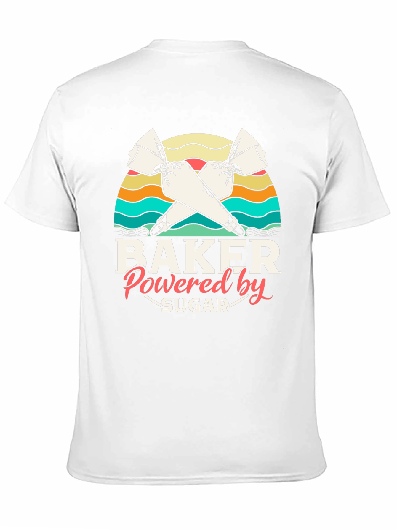 Baker Powered by Sugar Graphic T-Shirt