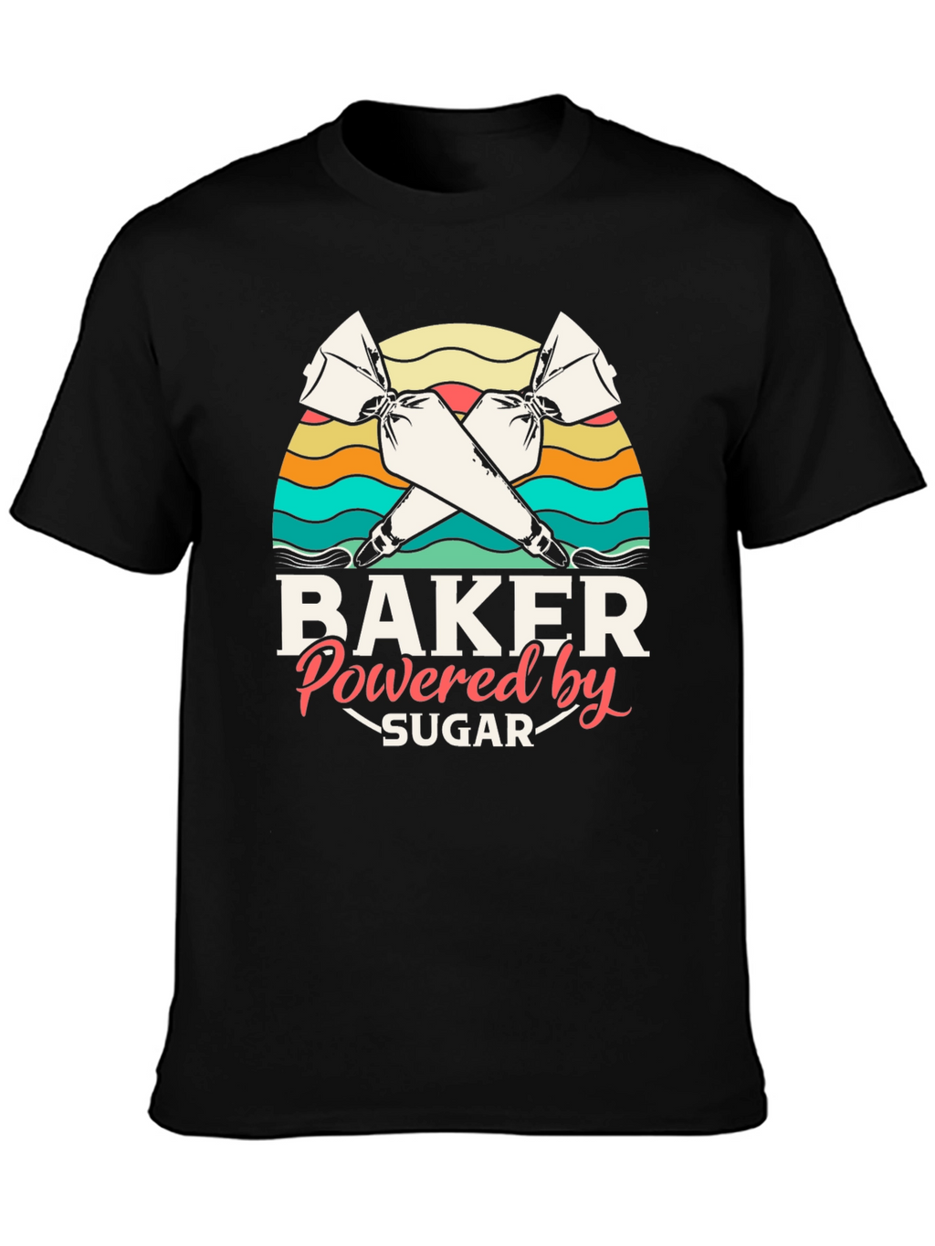 Baker Powered by Sugar Graphic T-Shirt