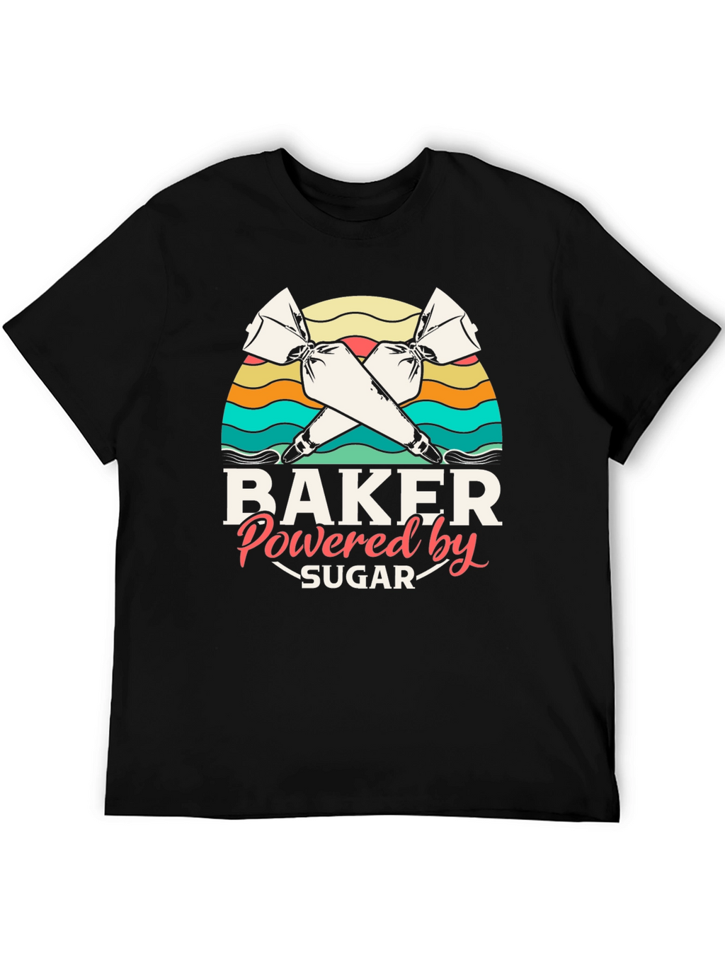 Baker Powered by Sugar Graphic T-Shirt