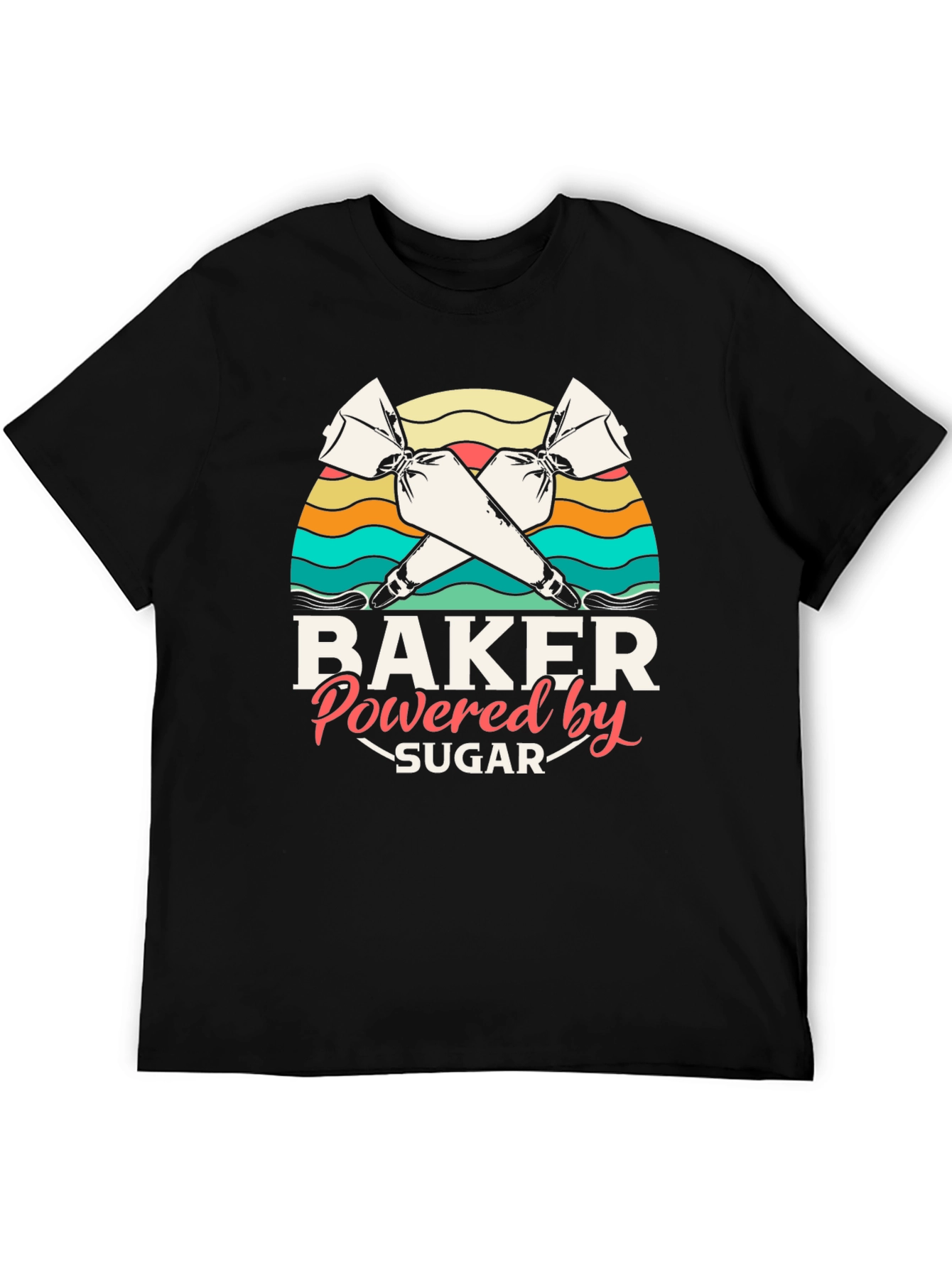 Baker Powered by Sugar Graphic T-Shirt