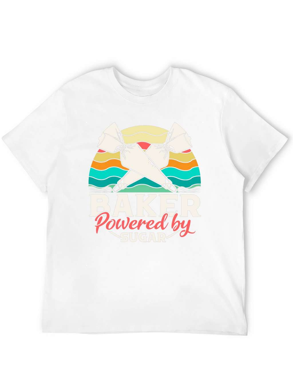 Baker Powered by Sugar Graphic T-Shirt