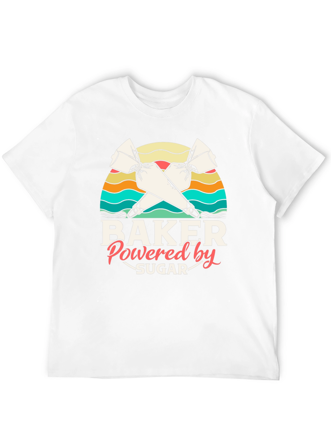 Baker Powered by Sugar Graphic T-Shirt