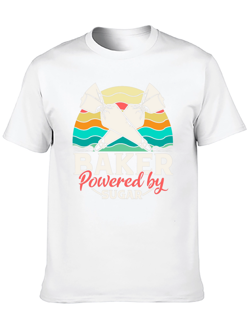 Baker Powered by Sugar Graphic T-Shirt