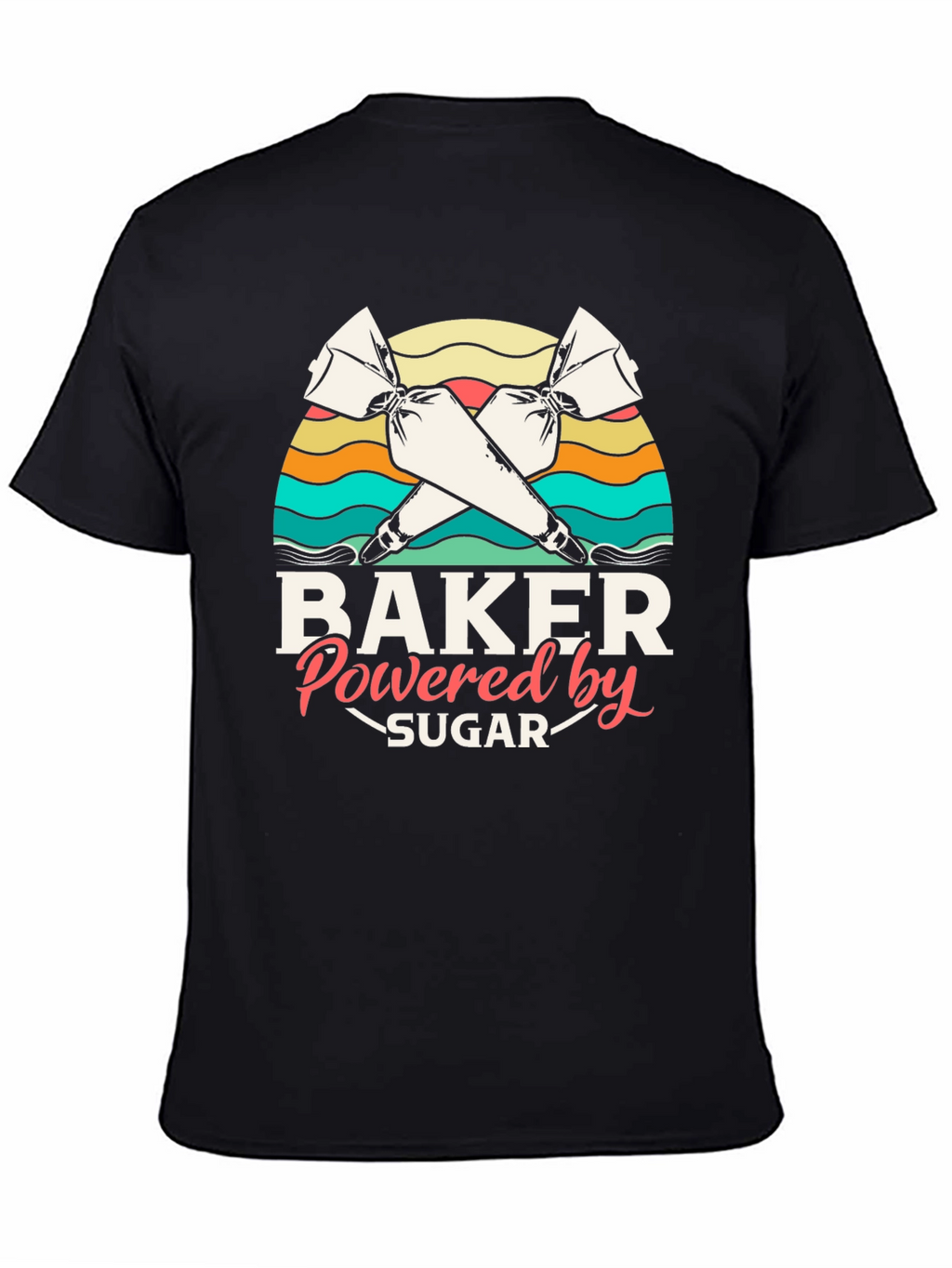 Baker Powered by Sugar Graphic T-Shirt