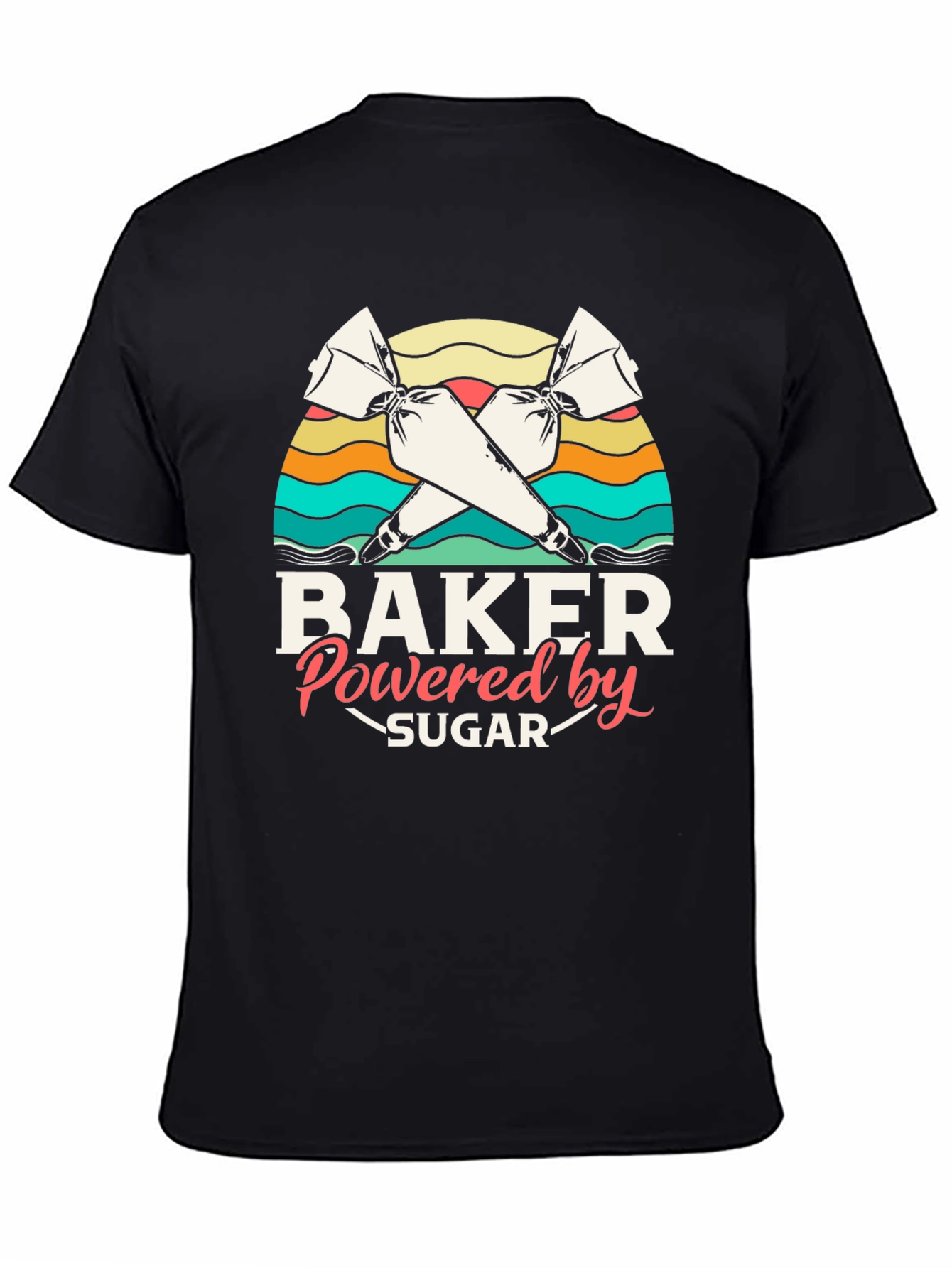 Baker Powered by Sugar Graphic T-Shirt