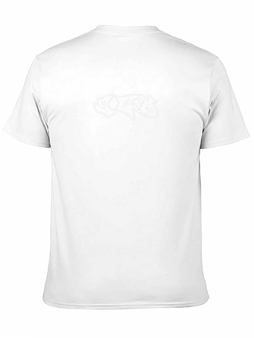 Stylish Black T-Shirt with White Graphic Print