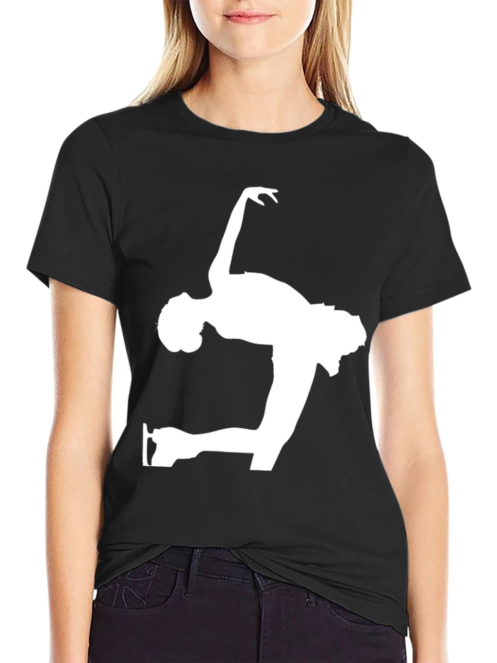Figure Skating Silhouette T-Shirt
