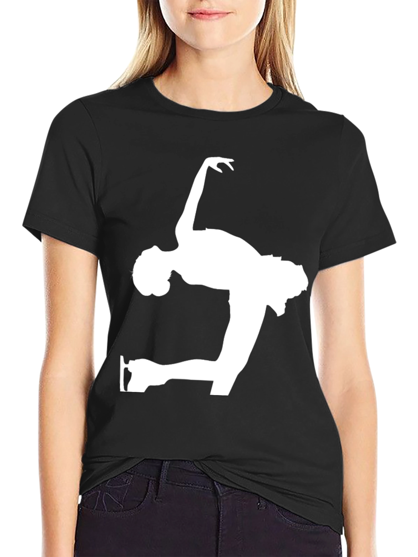 Figure Skating Silhouette T-Shirt