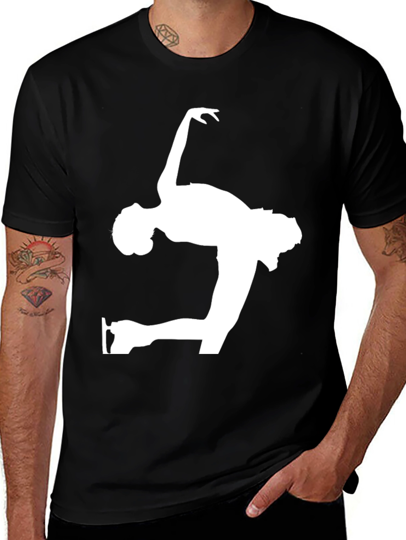 Figure Skating Silhouette T-Shirt