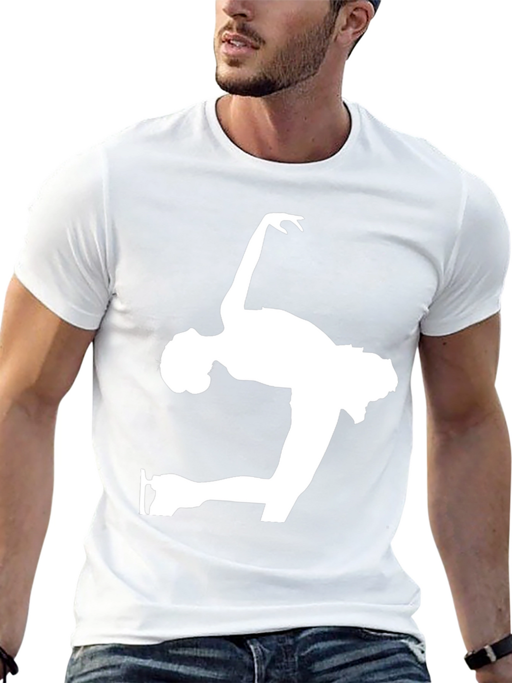 Figure Skating Silhouette T-Shirt