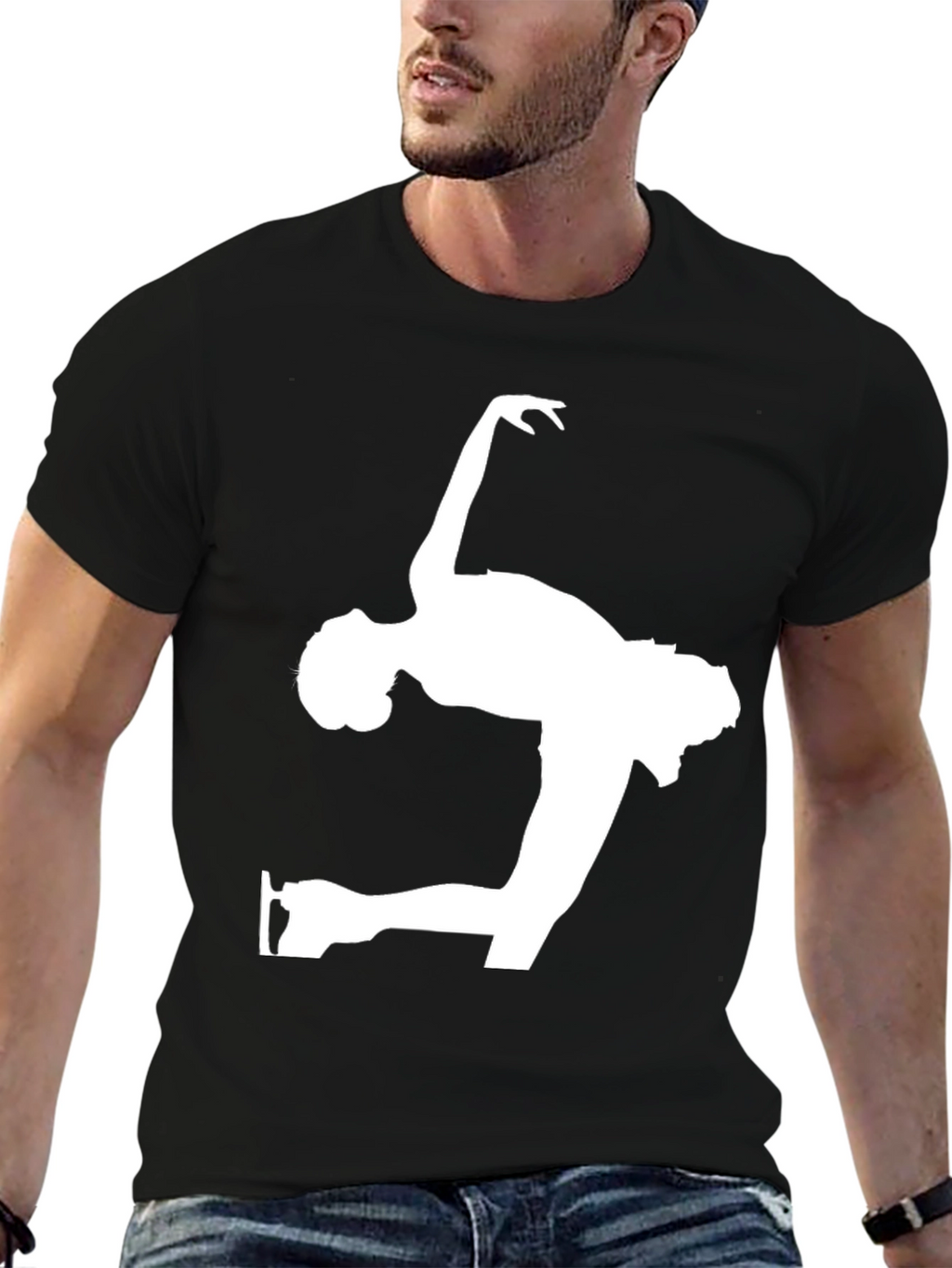 Figure Skating Silhouette T-Shirt