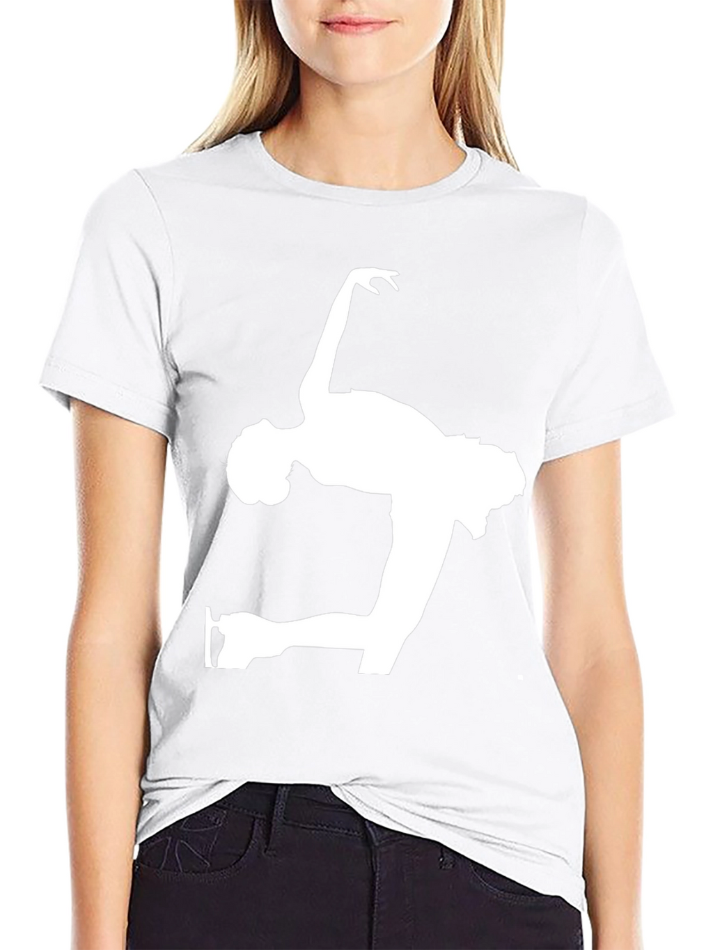 Figure Skating Silhouette T-Shirt