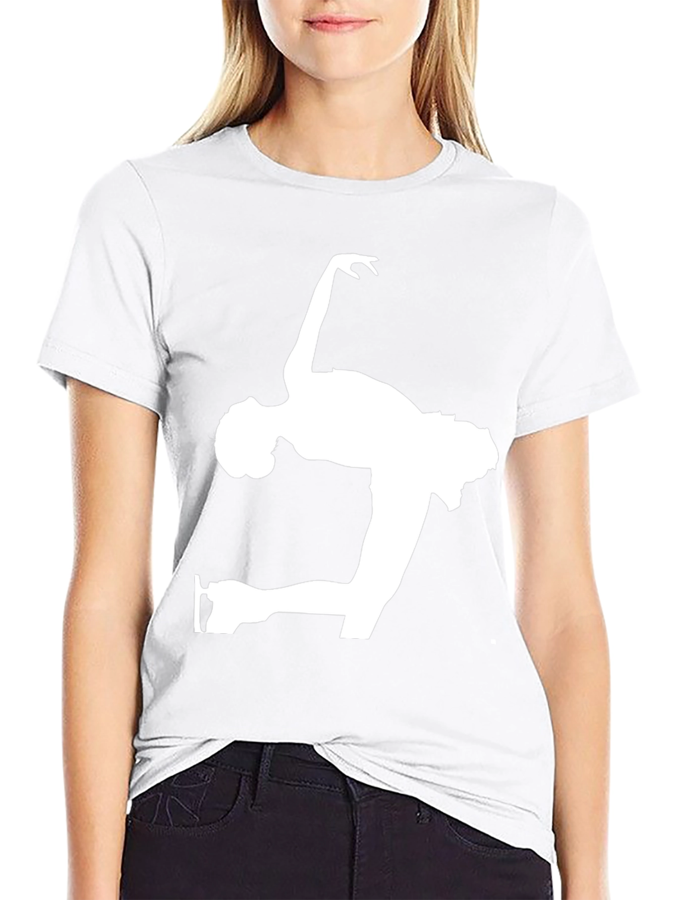 Figure Skating Silhouette T-Shirt