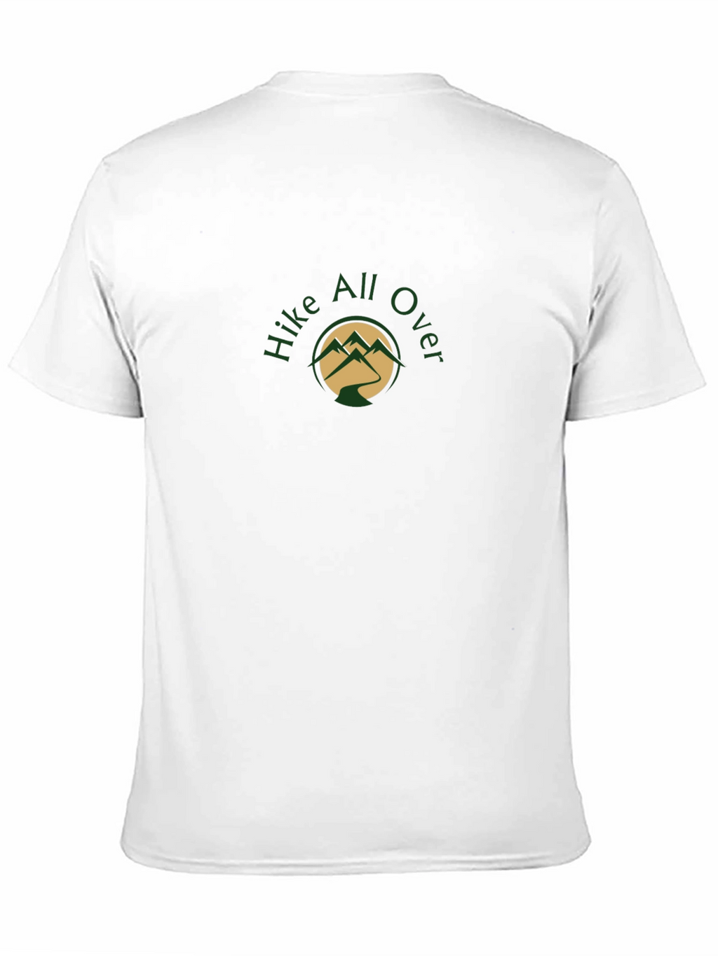 Hike All Over Black T-Shirt - Adventure Apparel