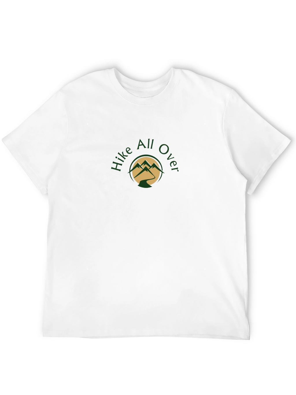 Hike All Over Black T-Shirt - Adventure Apparel
