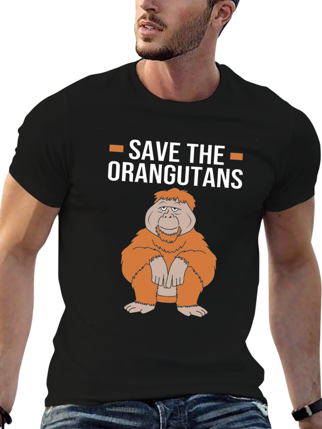 Save the Orangutans Graphic T-Shirt