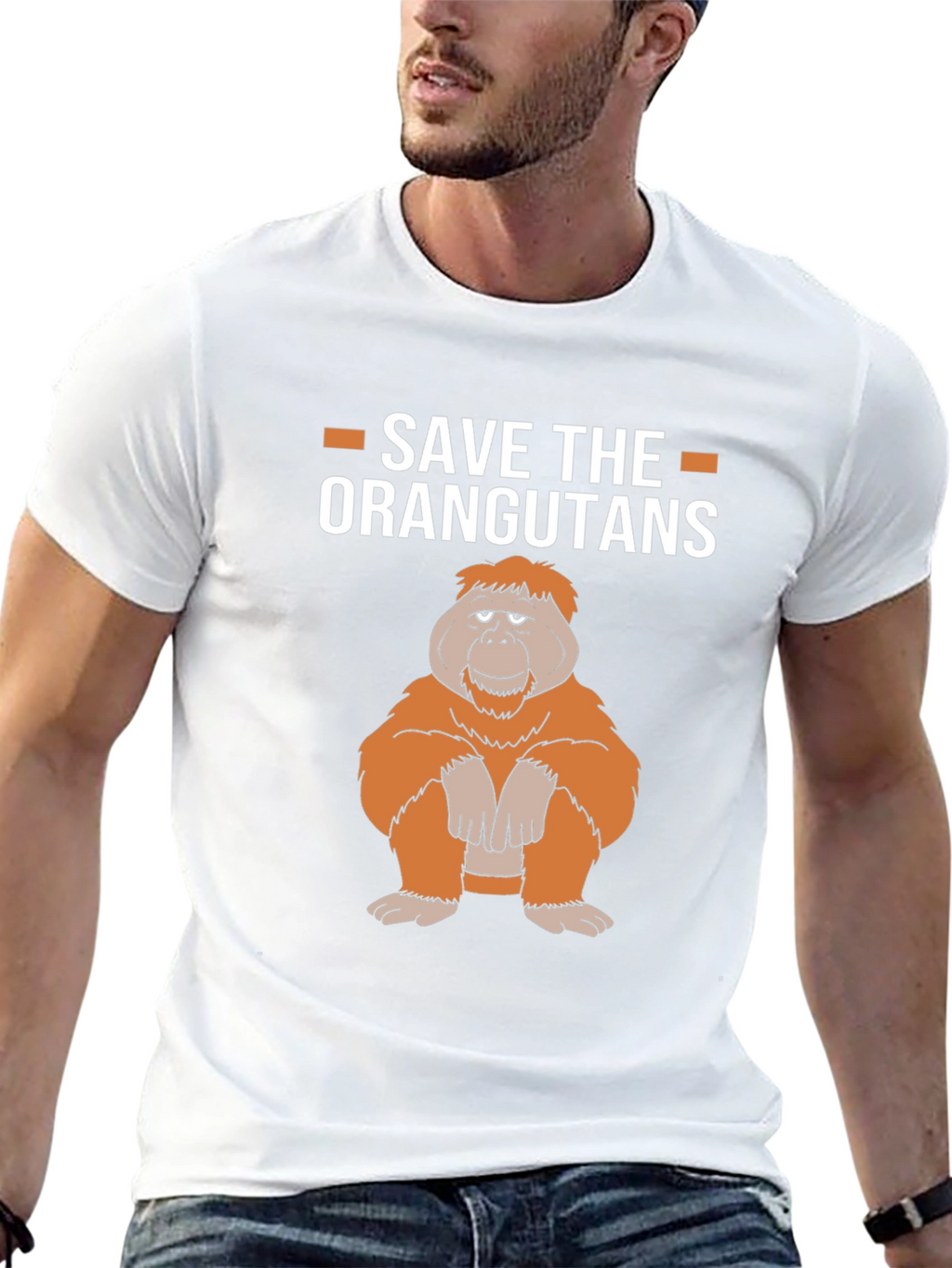 Save the Orangutans Graphic T-Shirt