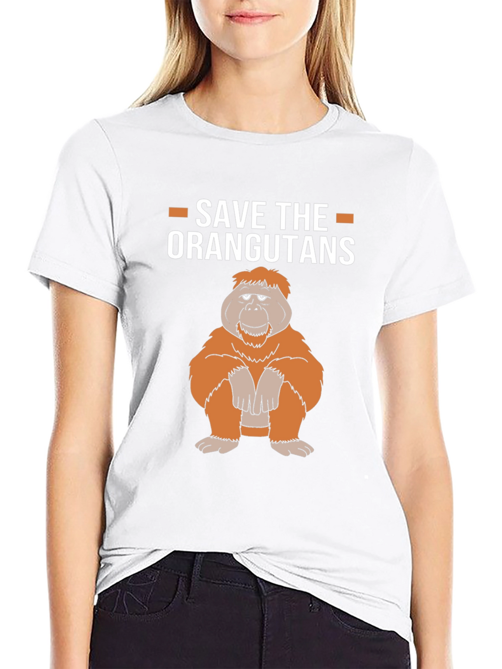 Save the Orangutans Graphic T-Shirt