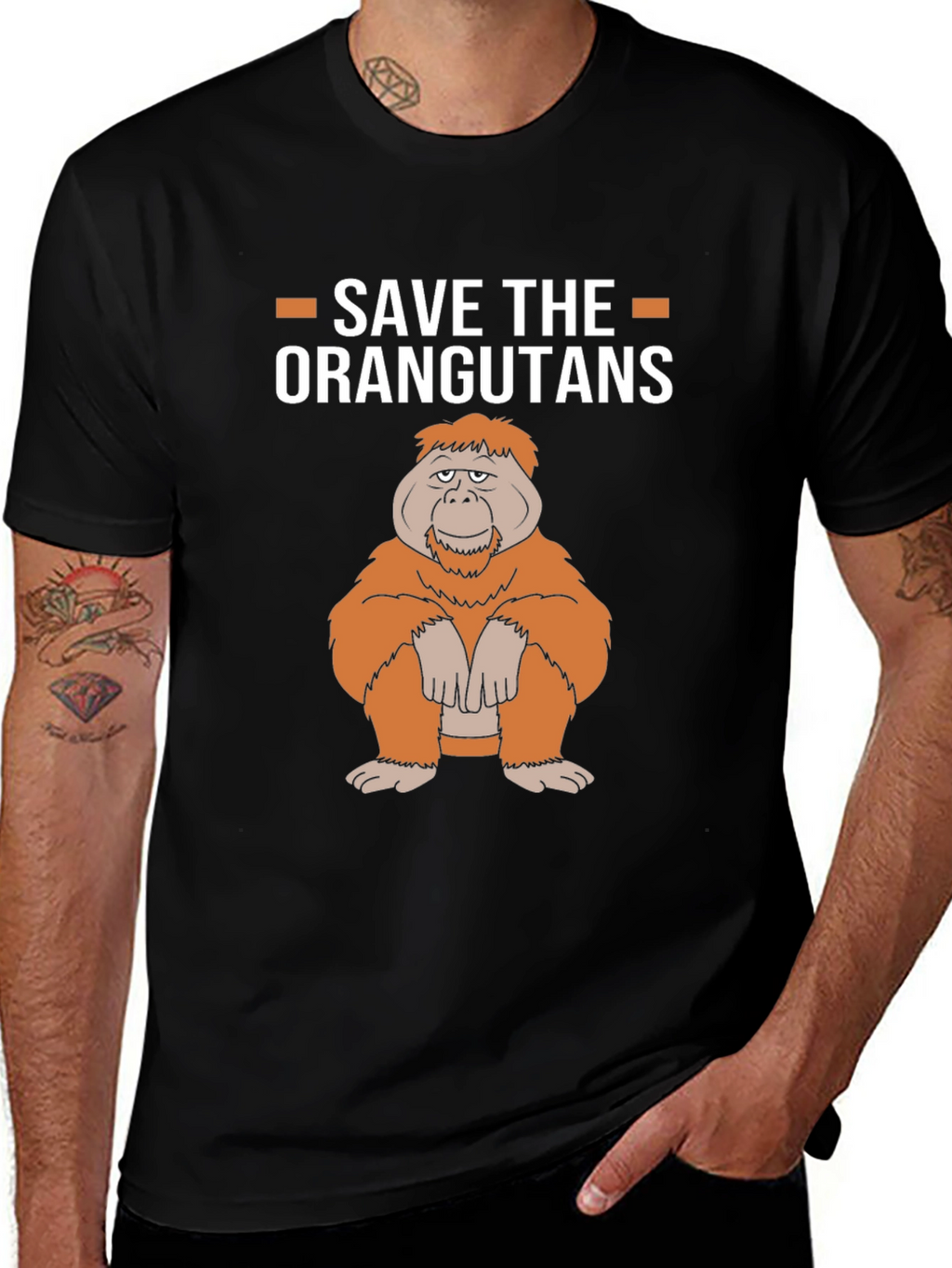 Save the Orangutans Graphic T-Shirt