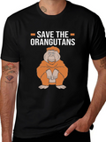 Save the Orangutans Graphic T-Shirt
