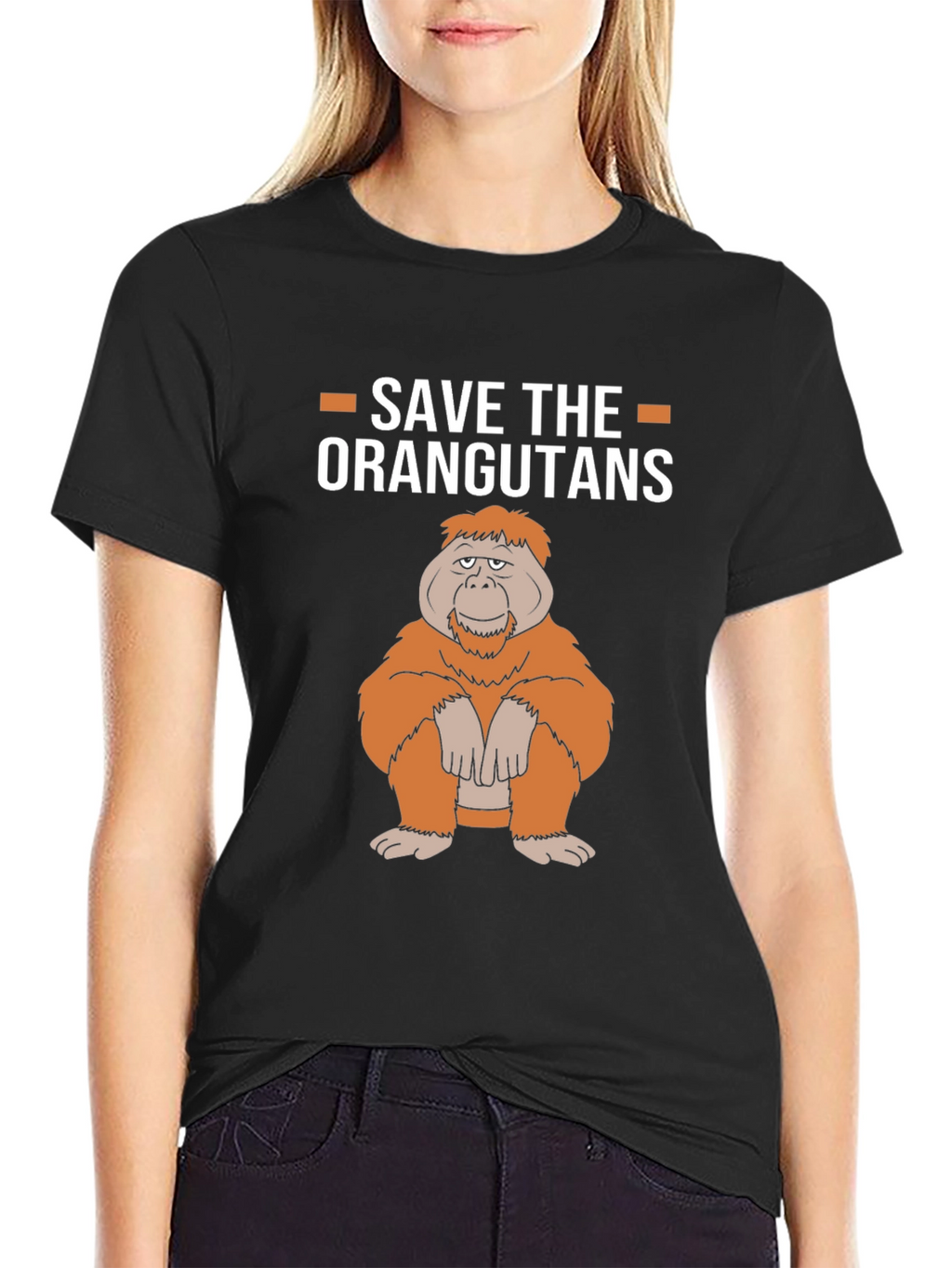 Save the Orangutans Graphic T-Shirt