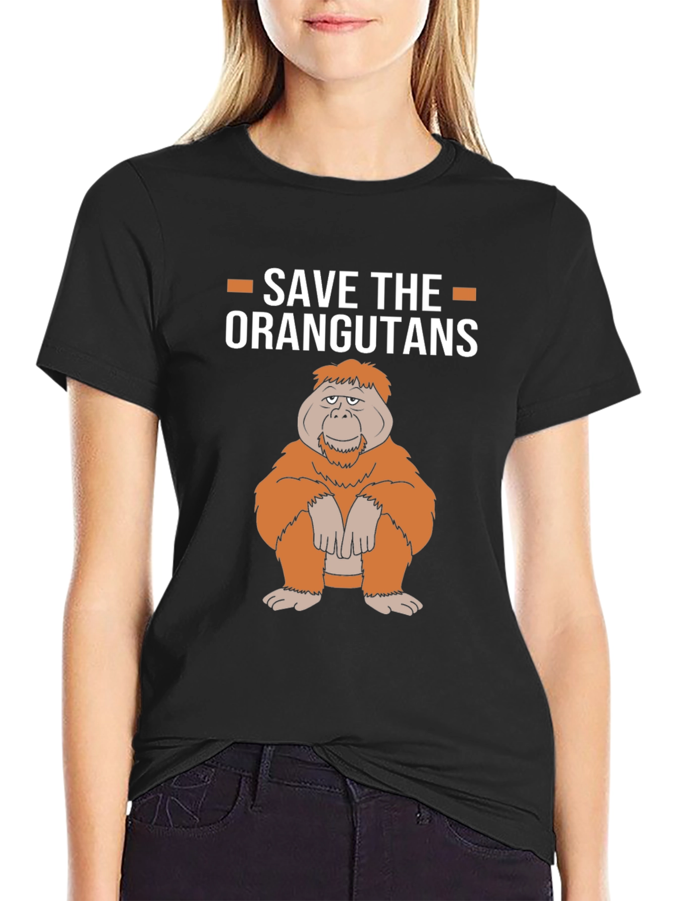 Save the Orangutans Graphic T-Shirt