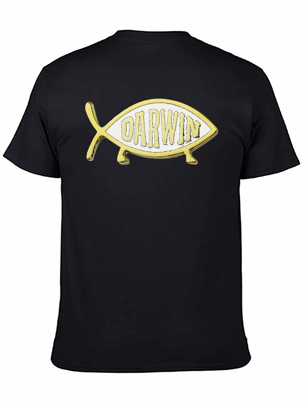 Darwin Fish Graphic Tee - Evolution T-Shirt