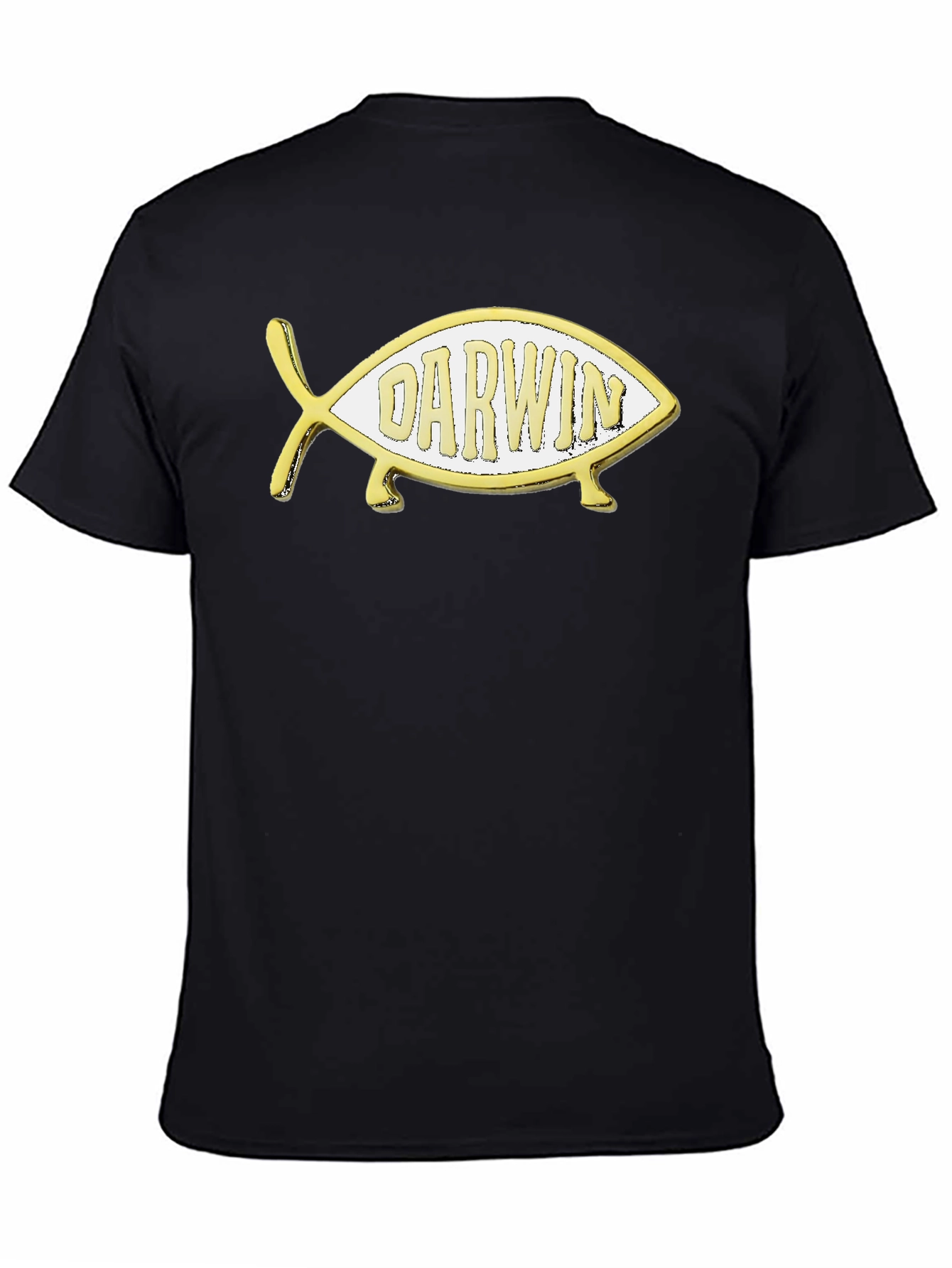 Darwin Fish Graphic Tee - Evolution T-Shirt