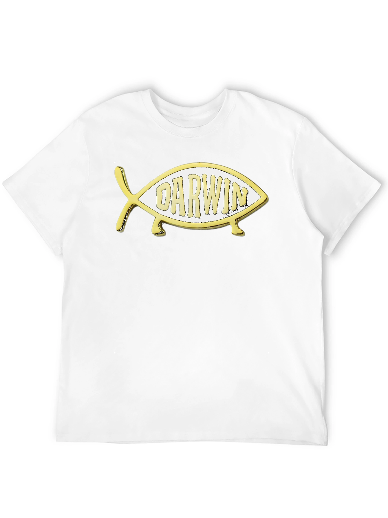 Darwin Fish Graphic Tee - Evolution T-Shirt
