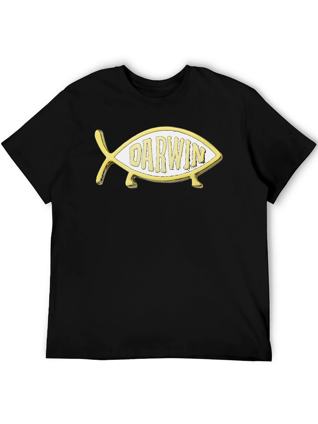 Darwin Fish Graphic Tee - Evolution T-Shirt