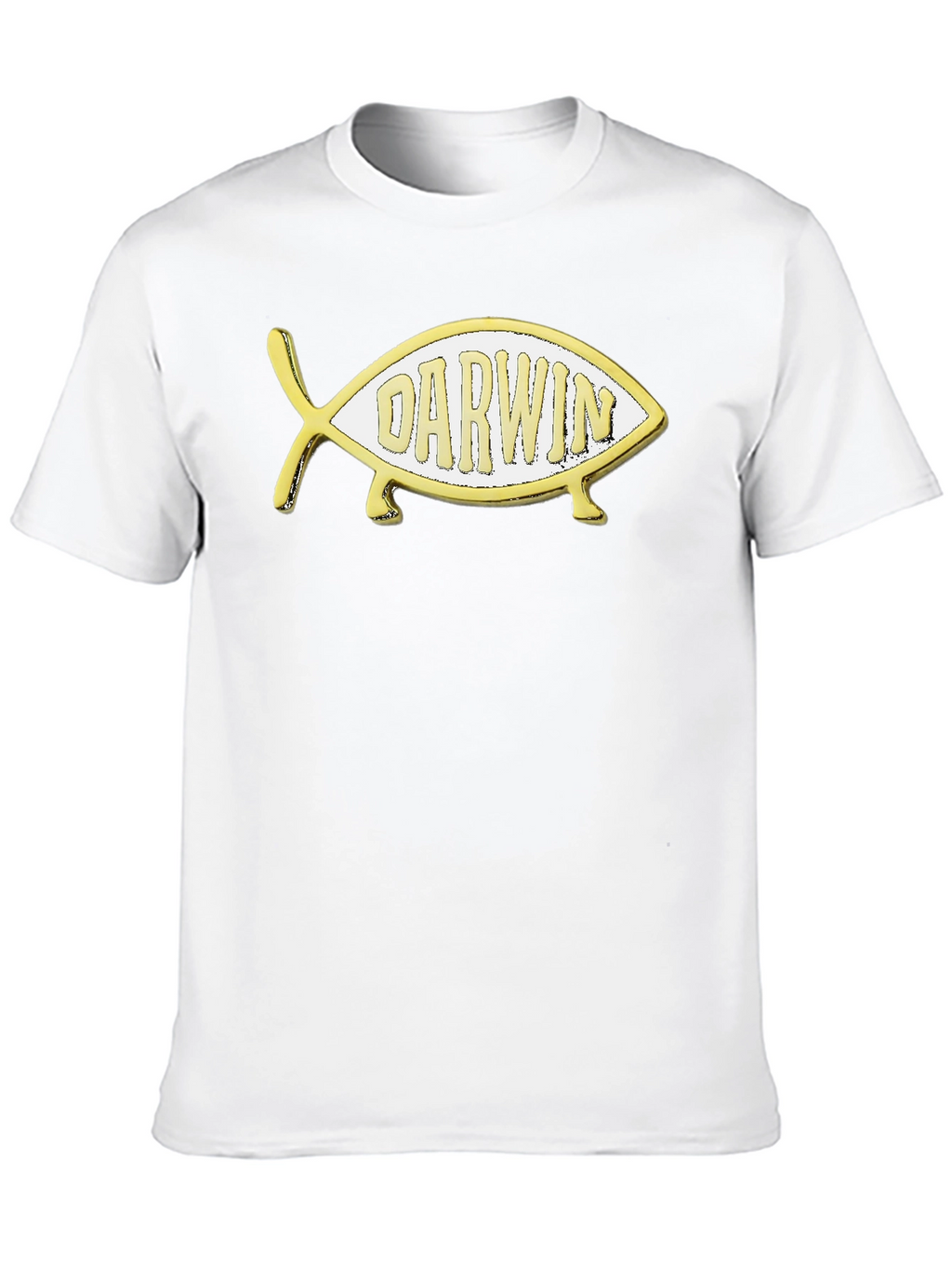 Darwin Fish Graphic Tee - Evolution T-Shirt