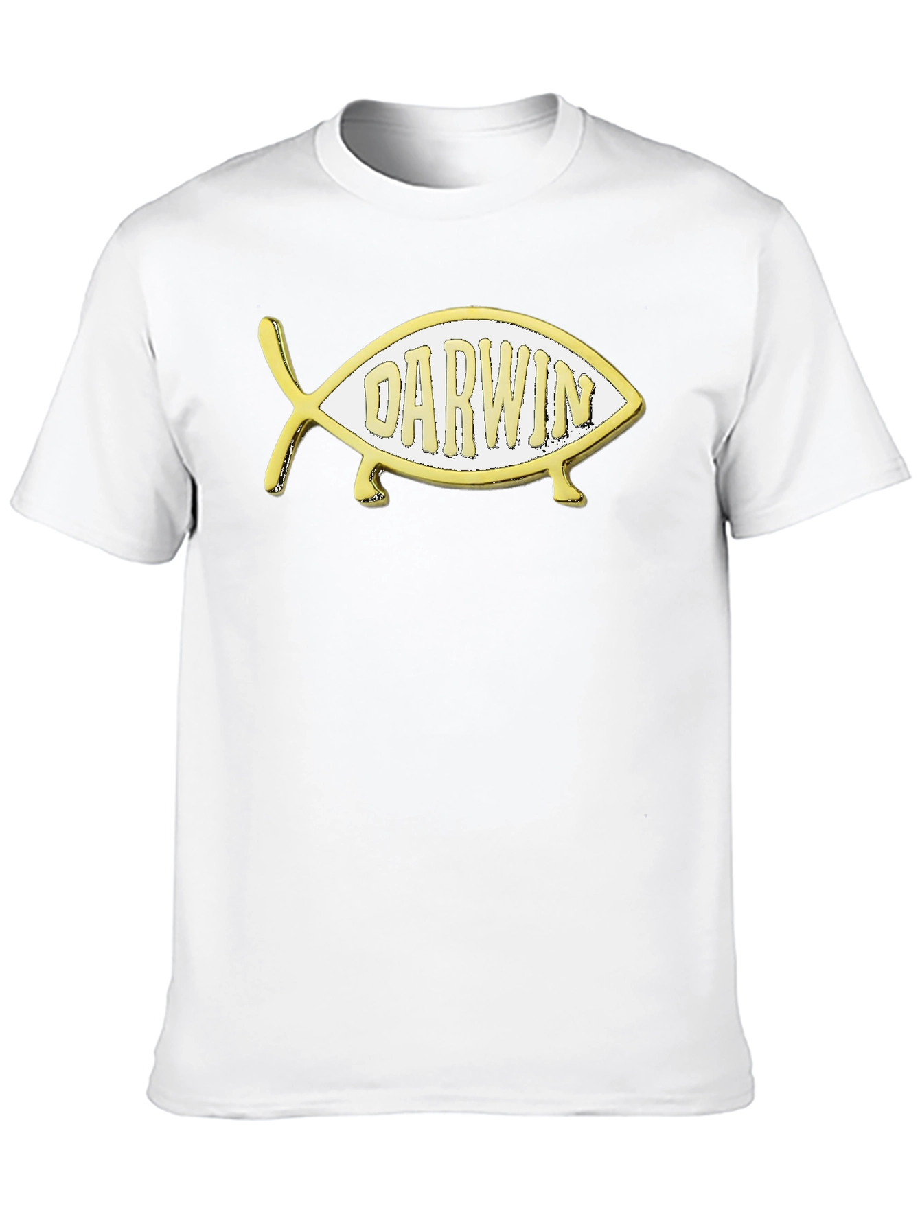 Darwin Fish Graphic Tee - Evolution T-Shirt