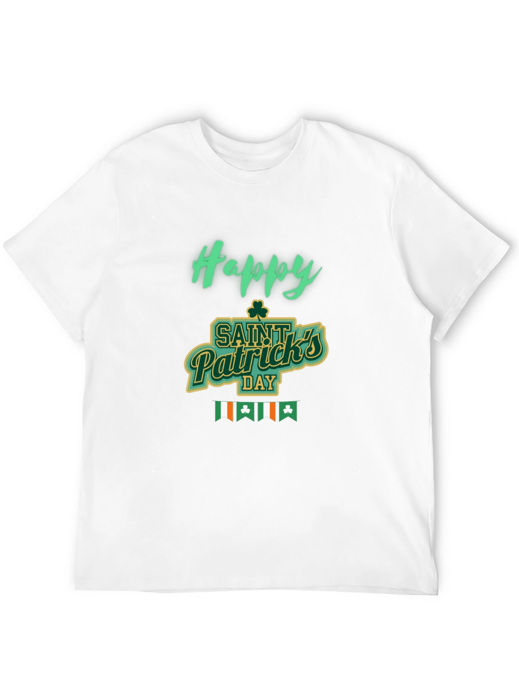Happy Saint Patricks Day Black Tee