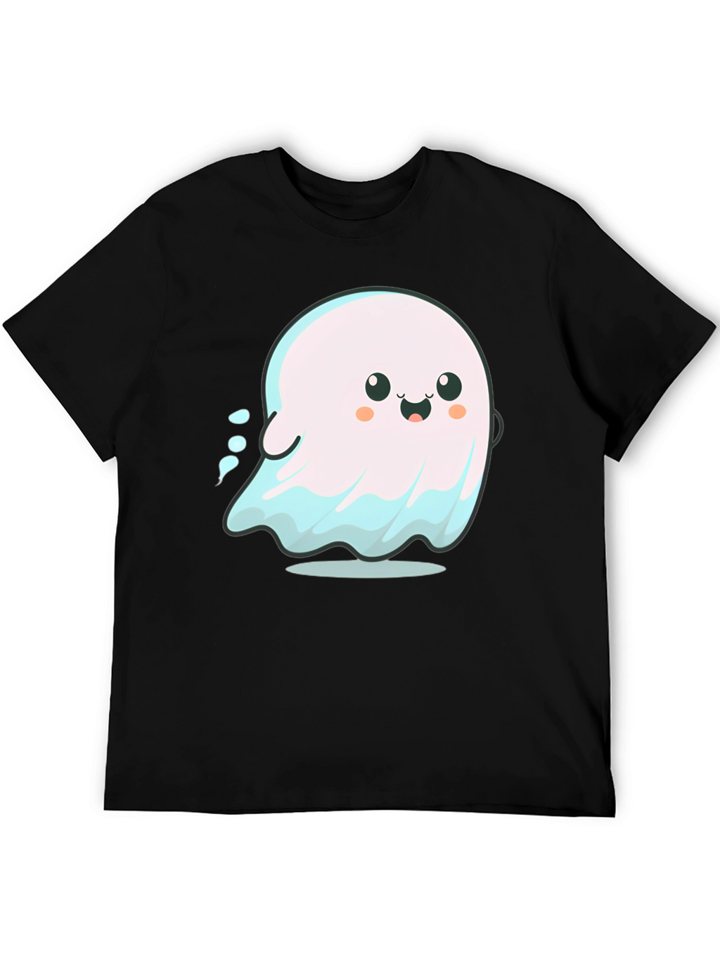 Cute Ghost Graphic Tee - Spooky Season Shirt