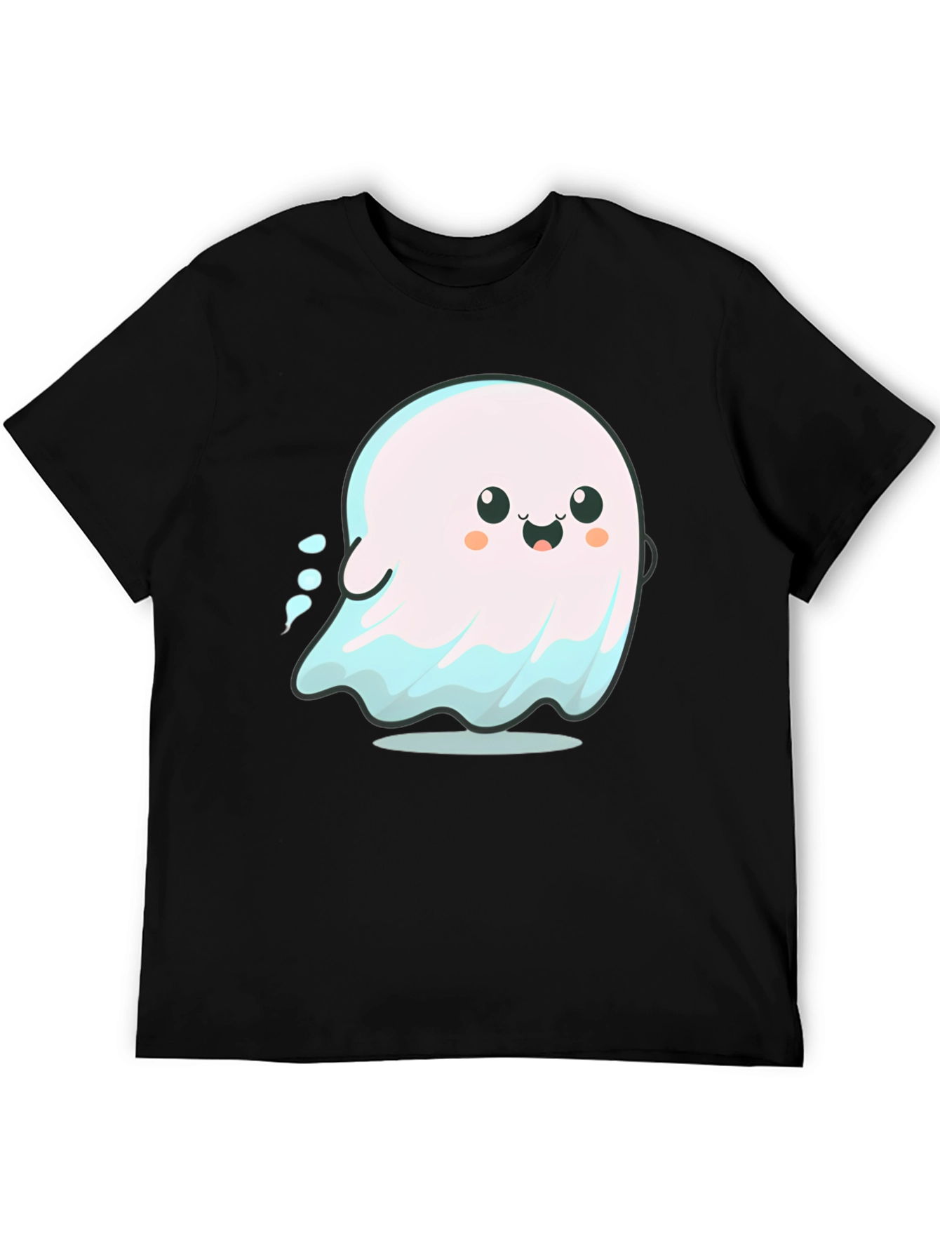Cute Ghost Graphic Tee - Spooky Season Shirt