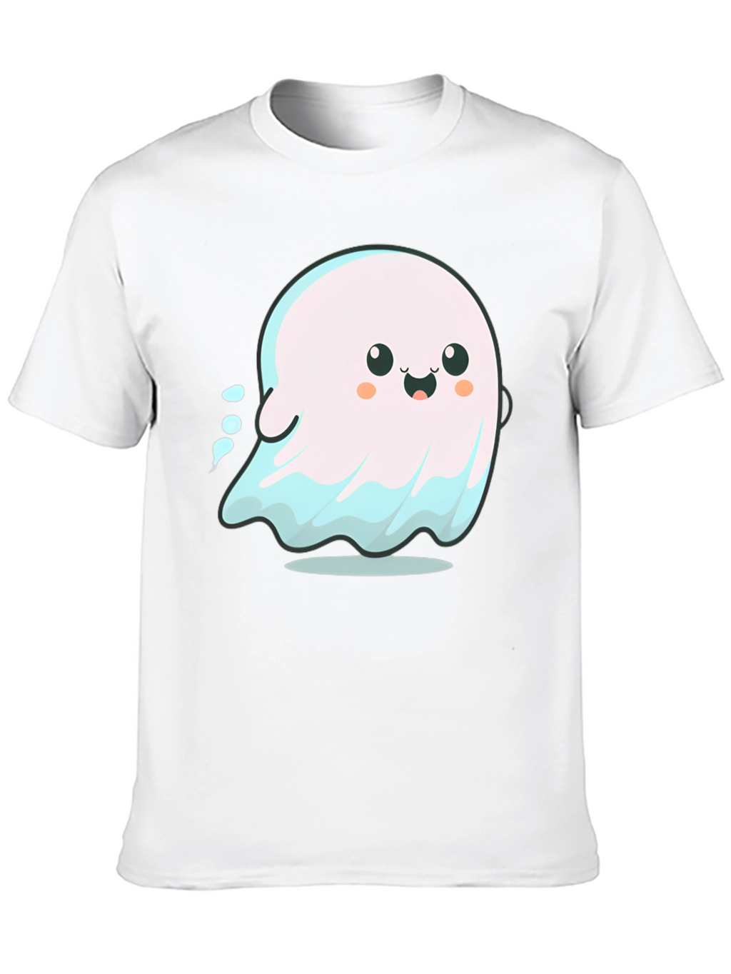 Cute Ghost Graphic Tee - Spooky Season Shirt