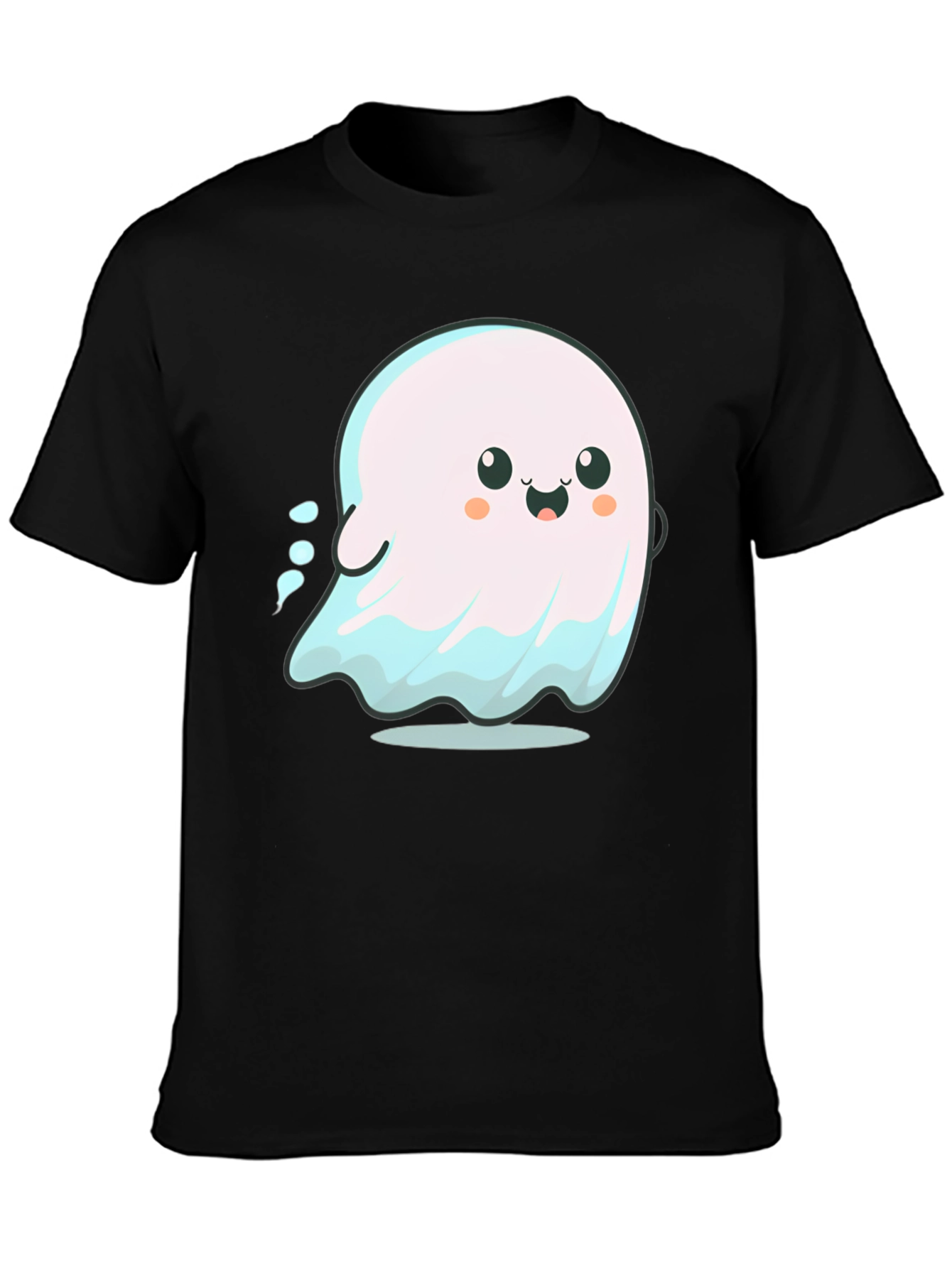 Cute Ghost Graphic Tee - Spooky Season Shirt
