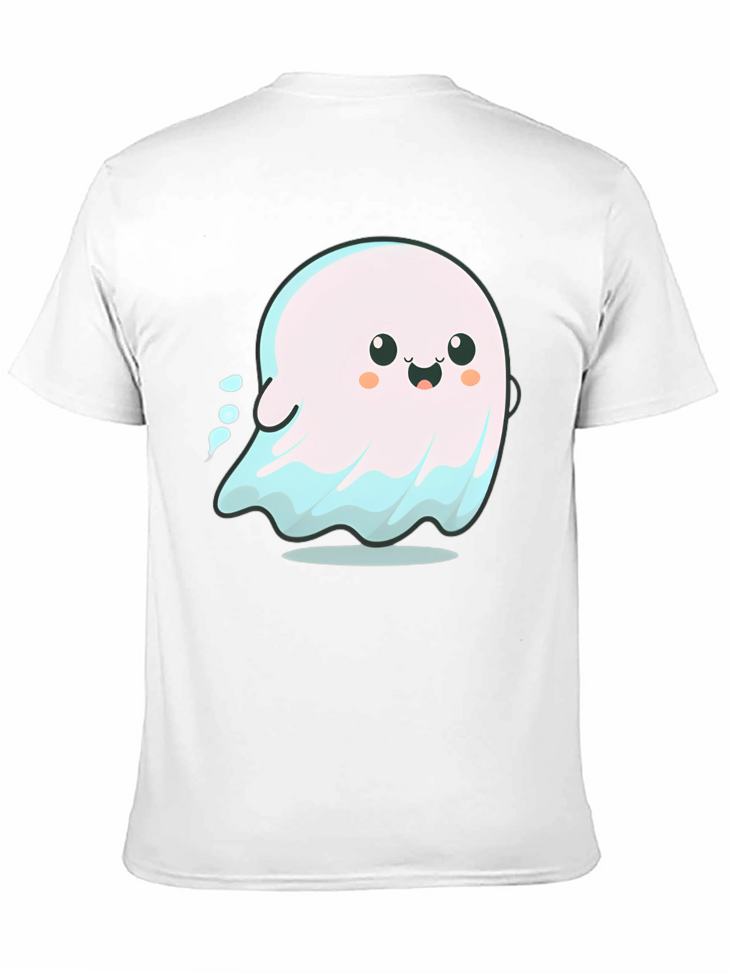 Cute Ghost Graphic Tee - Spooky Season Shirt
