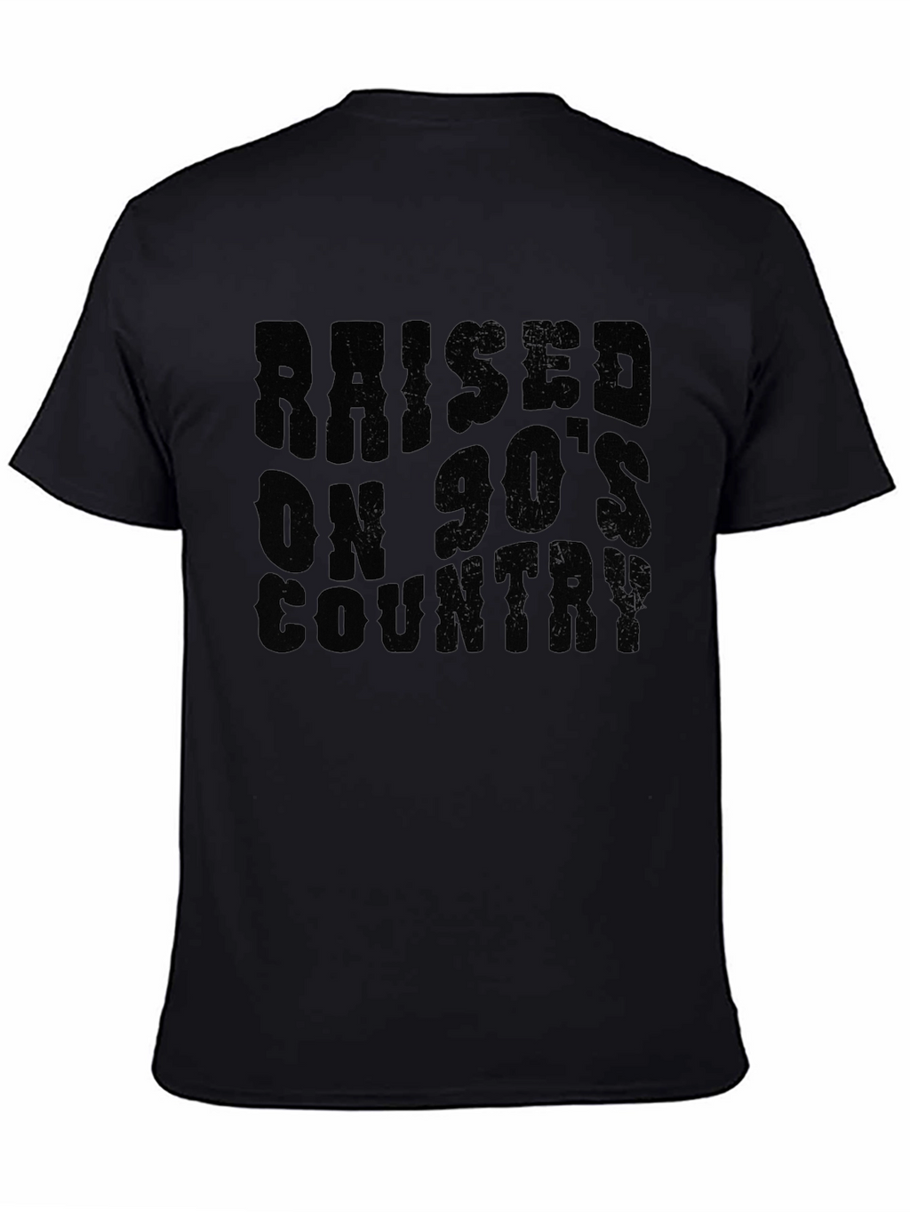 Raised on 90s Country Black T-Shirt