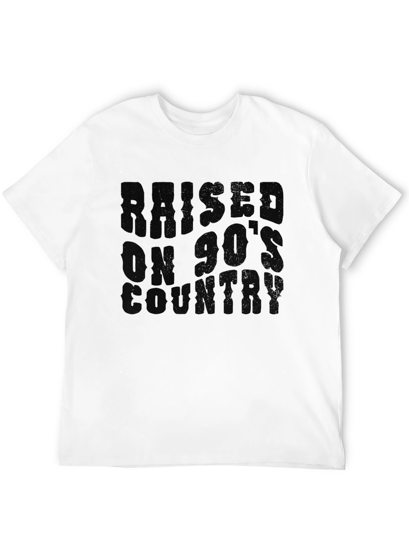 Raised on 90s Country Black T-Shirt